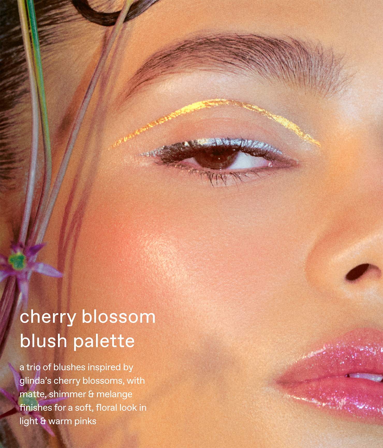 r.e.m. beauty x Wicked: For Good Cherry Blossom Blush Palette - 图片 7