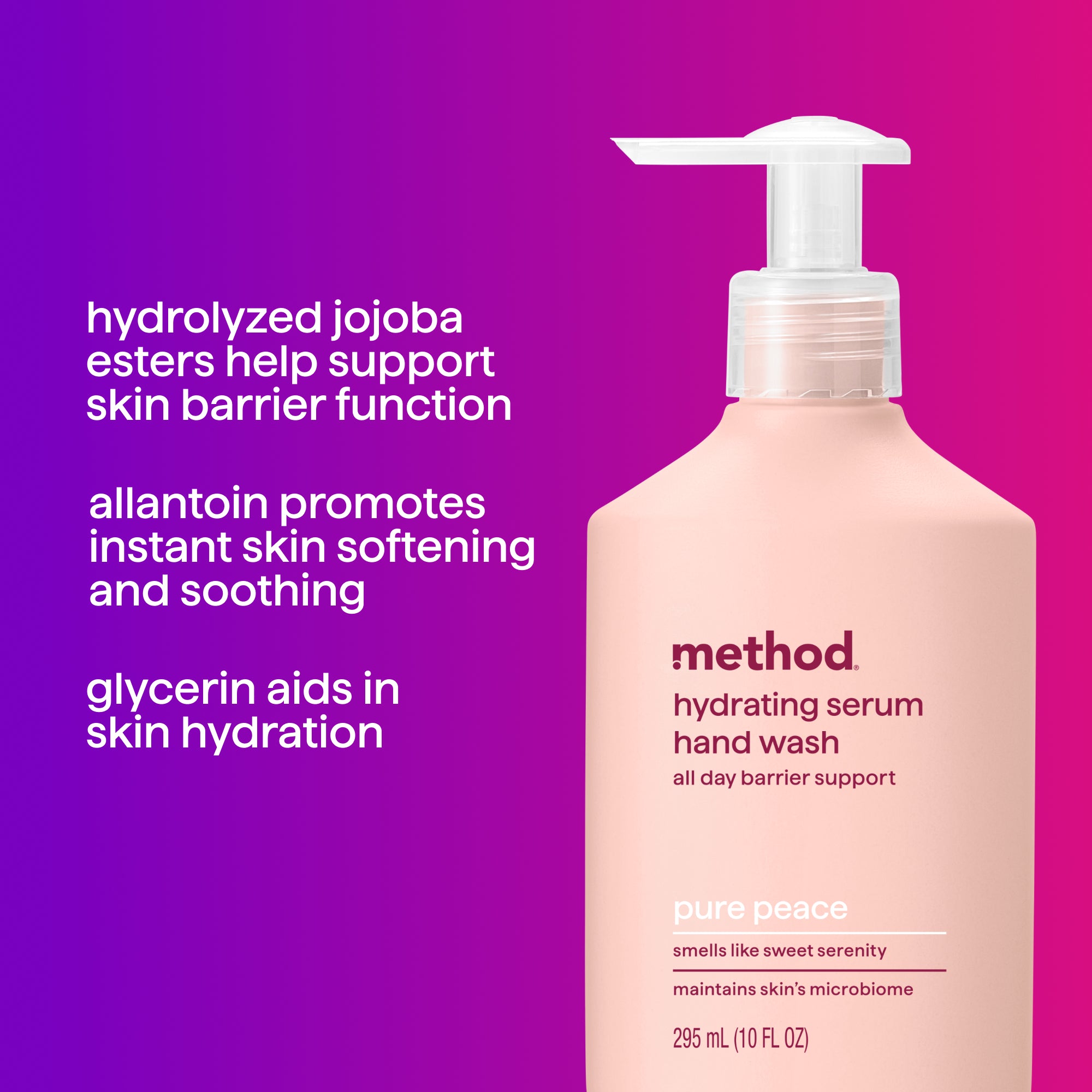 hydrating serum hand wash - pure peace. 10 oz - 图片 5
