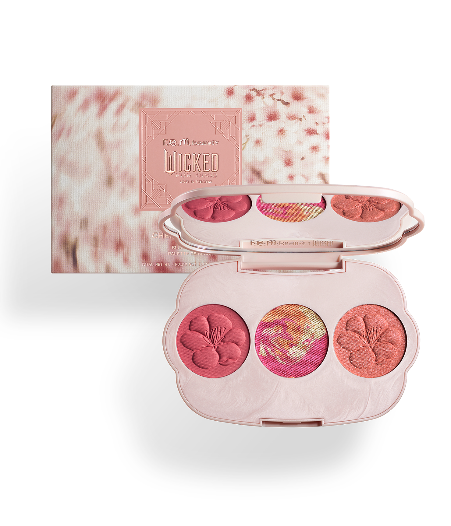 r.e.m. beauty x Wicked: For Good Cherry Blossom Blush Palette - 图片 2