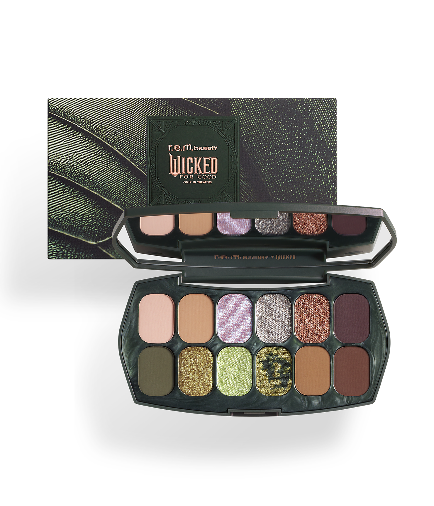 r.e.m. beauty x Wicked: For Good Ozian Forest Eyeshadow Palette