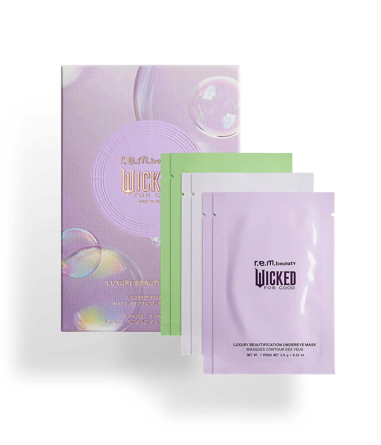 r.e.m. beauty x Wicked: For Good Luxury Beautification Undereye Masks